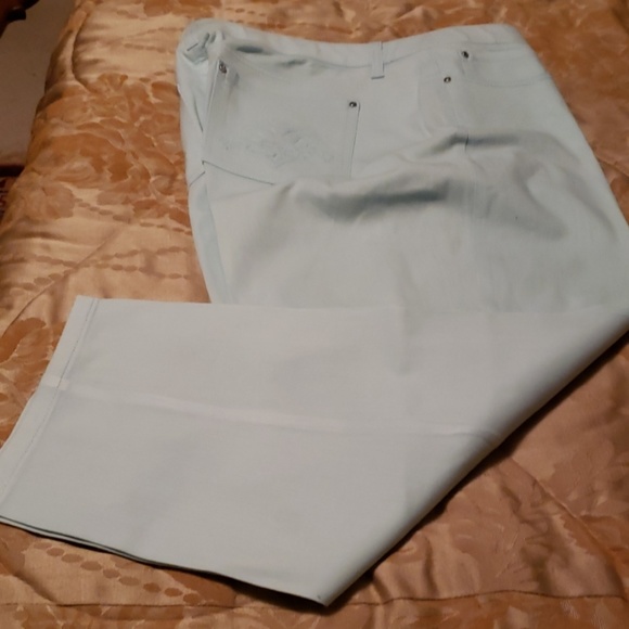 J M  Collection light blue pants- - Picture 6 of 7